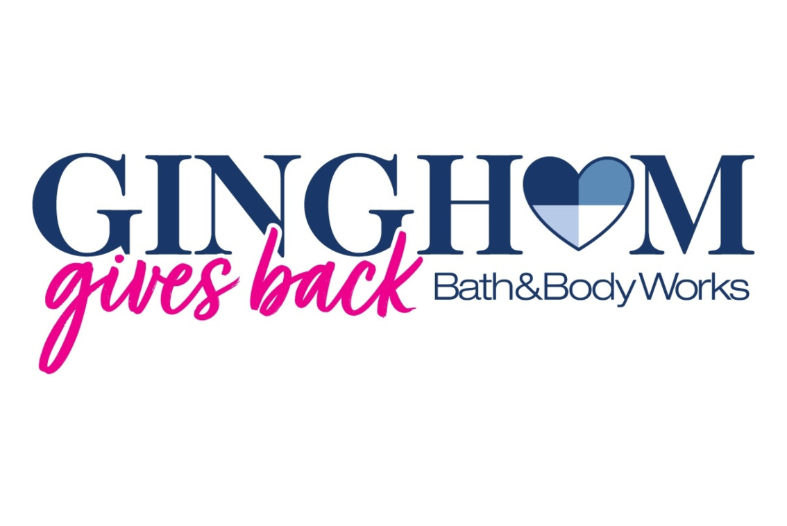 Gingham gives back logo